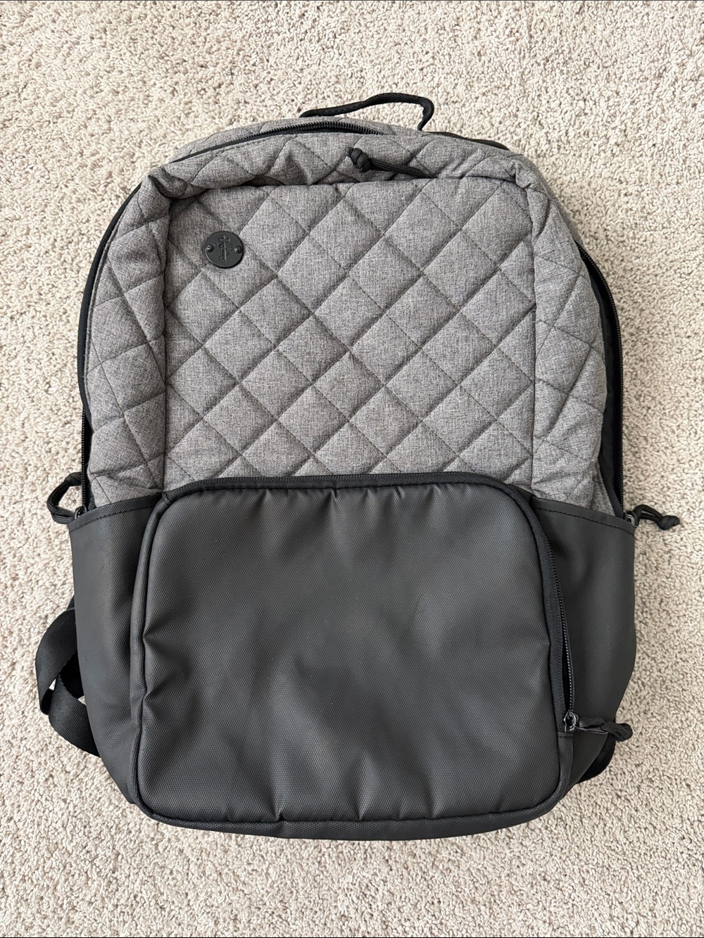 Quilted Padded Laptop Backpack